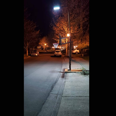300 Watt Solar Street Light Street View