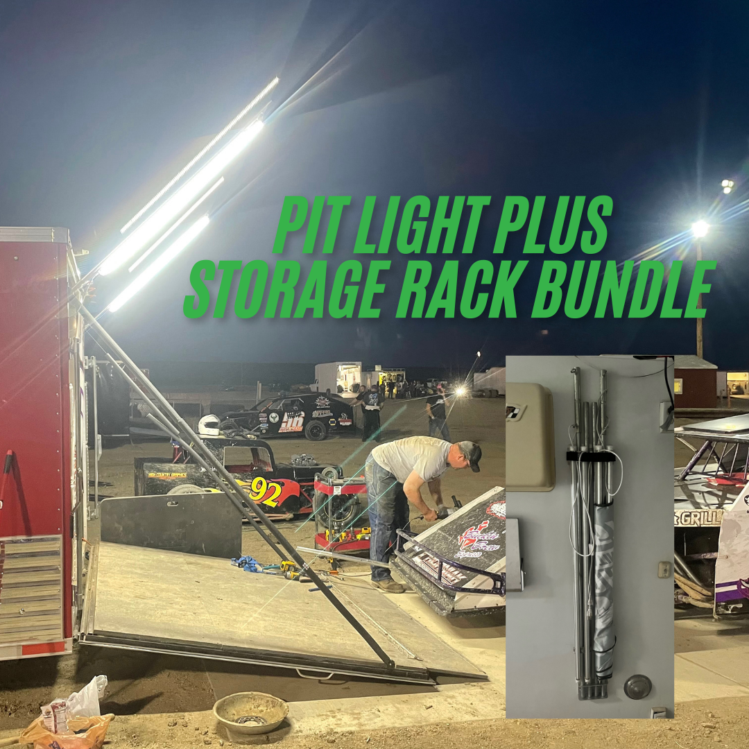 Light Storage Rack Pit Light and Storage Rack Bundle - 5 Foot Dual Set – Pit Viper Lights
