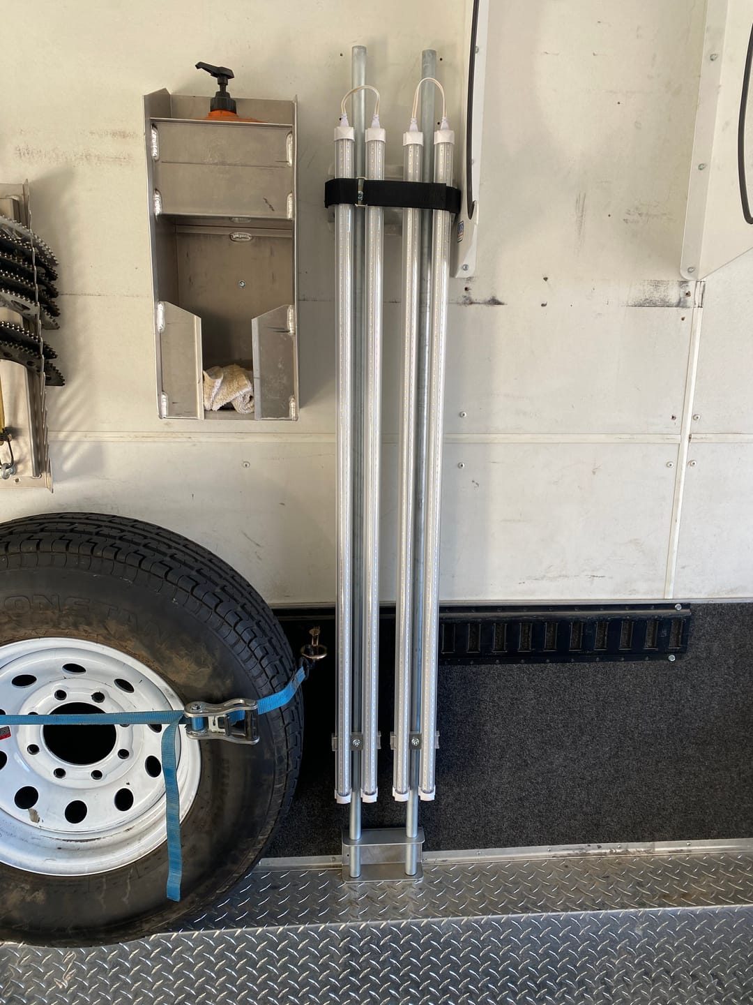 Commercial Service Light Storage Rack - 5 Foot Models – Pit Viper Lights