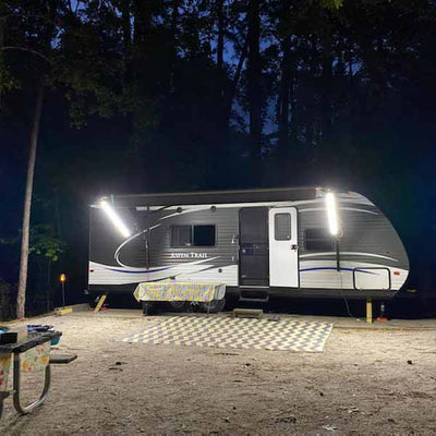 RV Awning Light 48" (Twin Pack) - 10,000 Lumens Camper Awning Lights